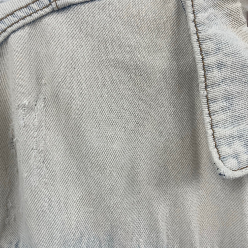 Brooklyn Cloth Denim Jacket Distressed Light Wash Button Front XL‎ trucker - Picture 9 of 16